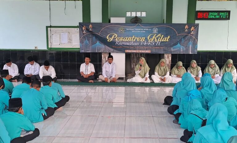 MTs Negeri 26 Kepulauan Seribu menggelar kegiatan Pesantren Kilat Ramadhan 1445 H